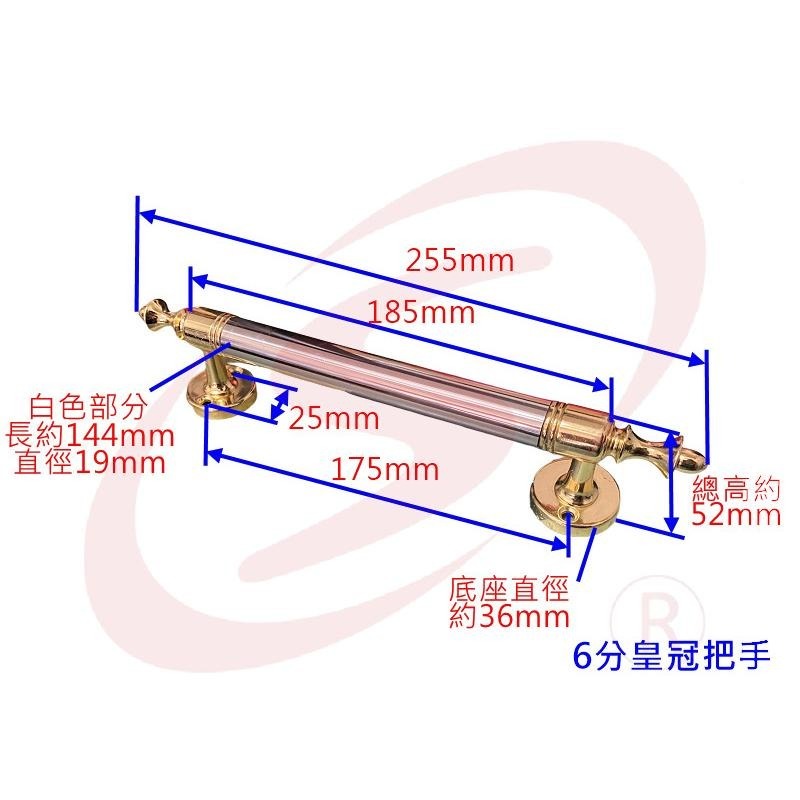 LS 紗窗 紗門 鋁門窗 DIY 零件專賣 6分白鐵把手 304 尖頭不銹鋼把手 落地門把手 取手 門把 手把 皇冠-細節圖4
