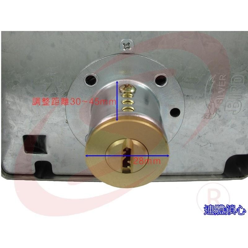 BIRD 三段鎖 以色列鎖匙 門鎖 白鐵門門鎖 大門鎖 以色列三段鎖 連體式三段鎖 鐵門鎖 電白 卡巴鎖匙-細節圖2