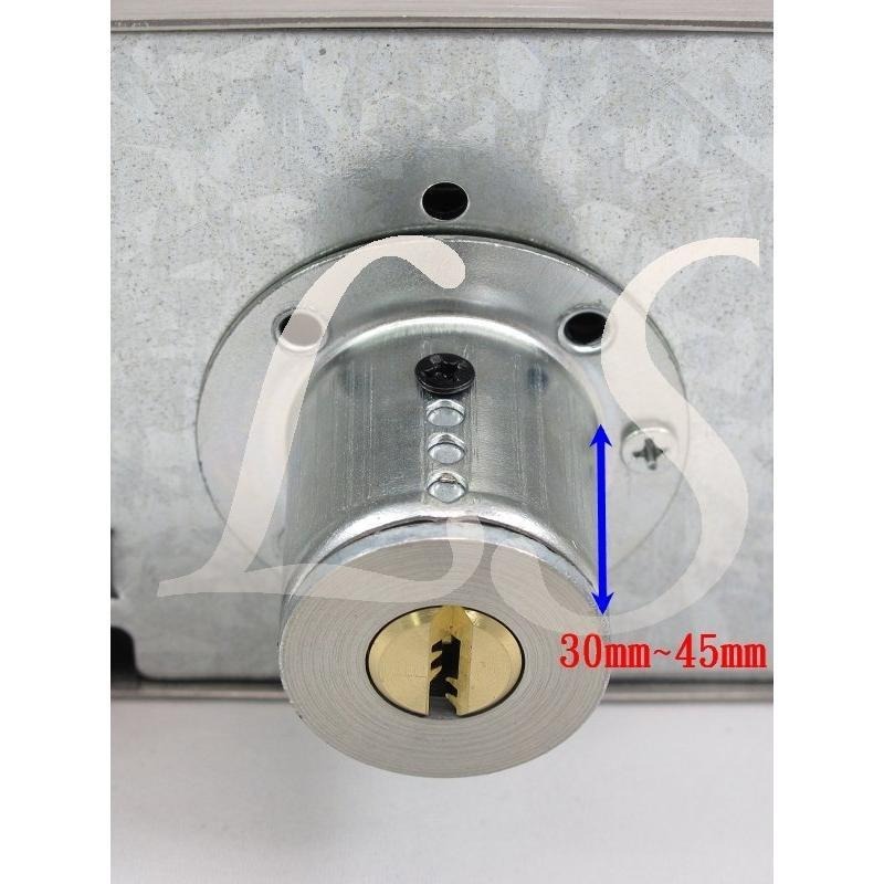 BIRD 不銹鋼四段鎖 連體四段鎖 台灣製造 以色列鎖匙 白鐵門門鎖 多段鎖-細節圖3