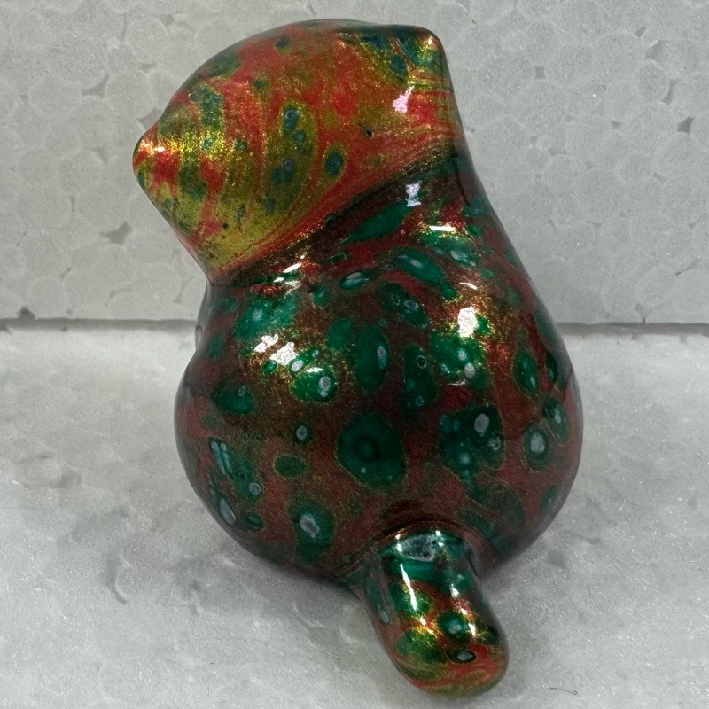 [木籽手作]托托5CM-B/貓咪擺件/木頭貓/彩繪貓/大漆貓/台灣現貨-規格圖5