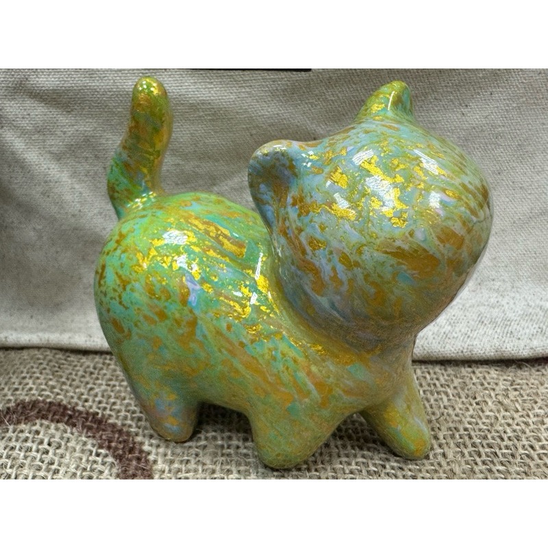 [木籽手作]貓小姐流體10CM-A/流體貓小姐/貓小姐擺件/木頭貓小姐/彩繪貓小姐/大漆貓小姐/台灣現貨-規格圖5