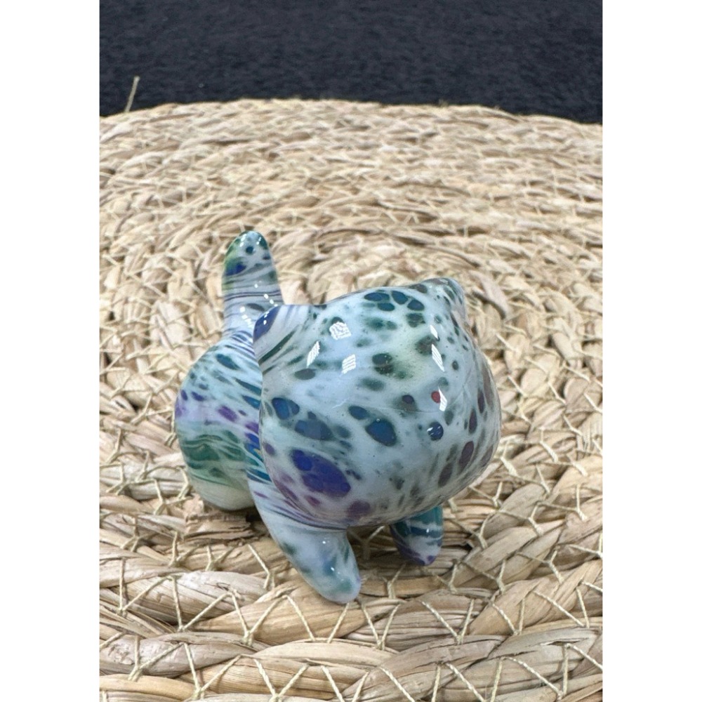 [木籽手作]噗噗5CM/流體貓/貓咪擺件/木頭貓/彩繪貓/大漆貓/台灣現貨-規格圖4