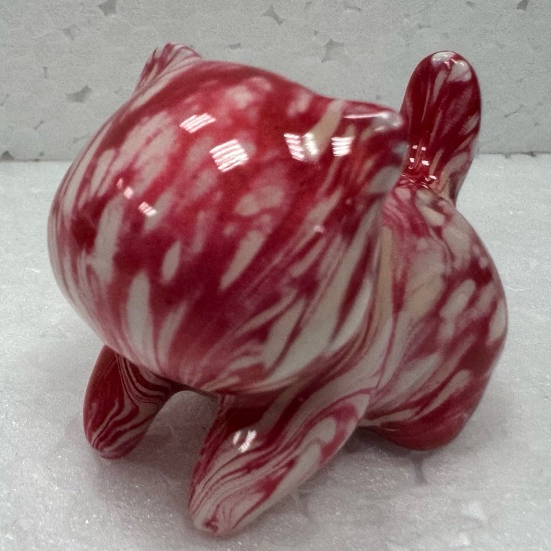 [木籽手作]噗噗5CM/流體貓/貓咪擺件/木頭貓/彩繪貓/大漆貓/台灣現貨-規格圖4