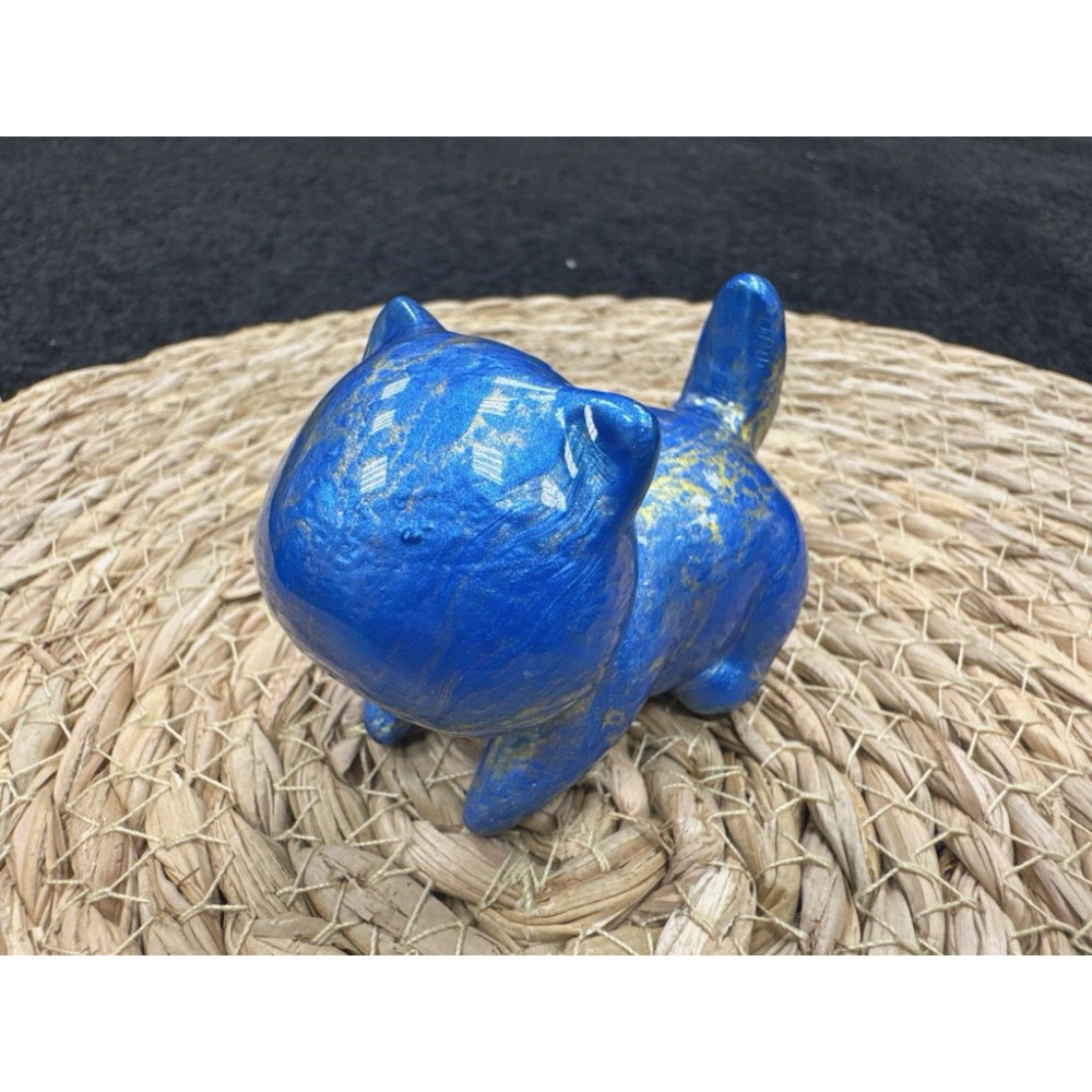 [木籽手作]噗噗7CM-B/流體貓/貓咪擺件/木頭貓/彩繪貓/大漆貓/台灣現貨-規格圖5