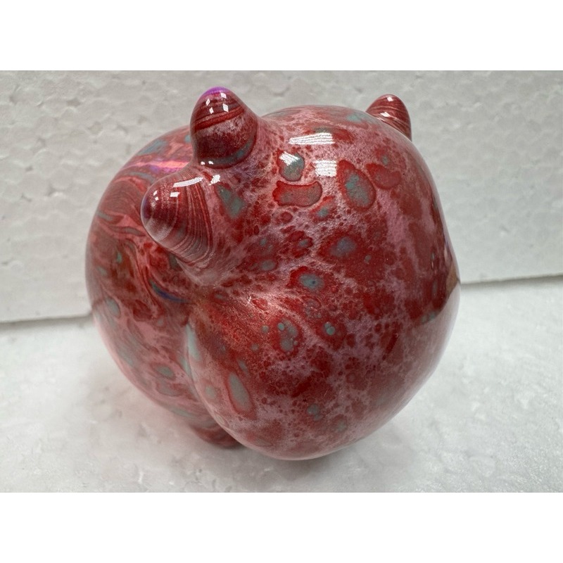 [木籽手作]胖牛7CM-A/流體牛/牛擺件/木頭牛/彩繪牛/大漆牛/台灣現貨-規格圖8