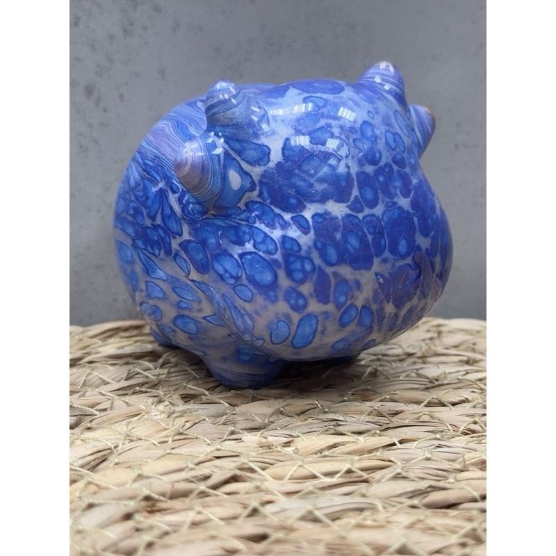 [木籽手作]胖牛7CM-A/流體牛/牛擺件/木頭牛/彩繪牛/大漆牛/台灣現貨-規格圖8