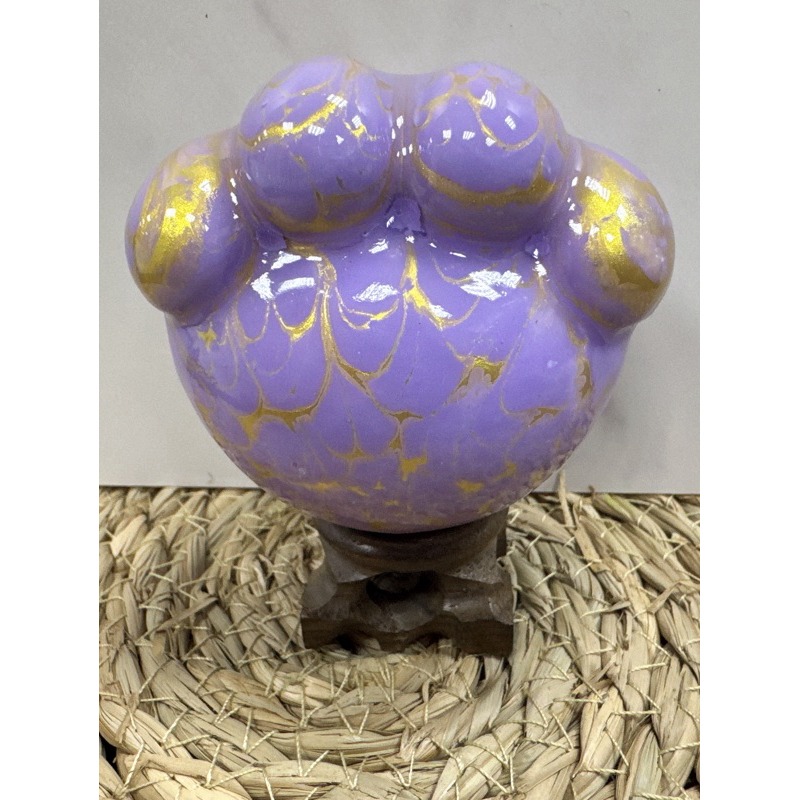 [木籽手作]貓爪7CM-B/流體貓/貓咪擺件/木頭貓/彩繪貓/大漆貓/台灣現貨-規格圖5