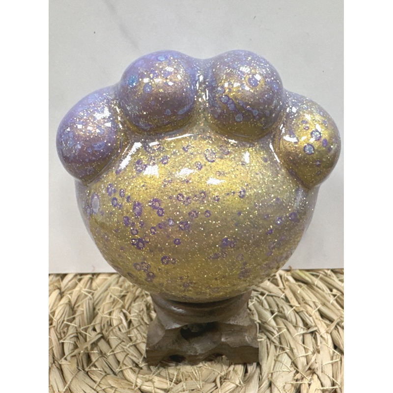 [木籽手作]貓爪7CM-B/流體貓/貓咪擺件/木頭貓/彩繪貓/大漆貓/台灣現貨-規格圖5