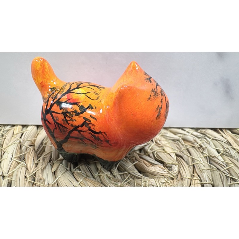 [木籽手作]貓先生手繪5CM/流體貓/貓咪擺件/木頭貓/彩繪貓/大漆貓)/台灣現貨-規格圖3