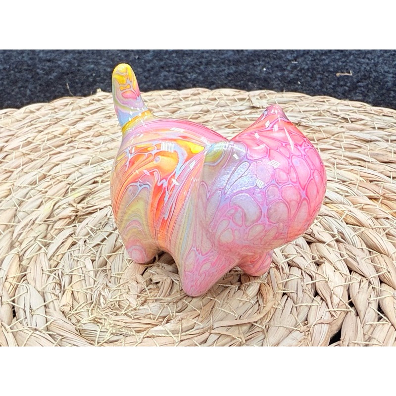 [木籽手作]貓先生7CM-A/流體貓/貓咪擺件/木頭貓/彩繪貓/大漆貓/台灣現貨-規格圖4