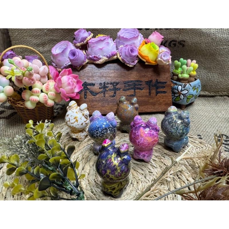 [木籽手作]小鹿6CM-A/流體小鹿/小鹿擺件/木頭小鹿/彩繪小鹿/大漆小鹿/台灣現貨-細節圖4