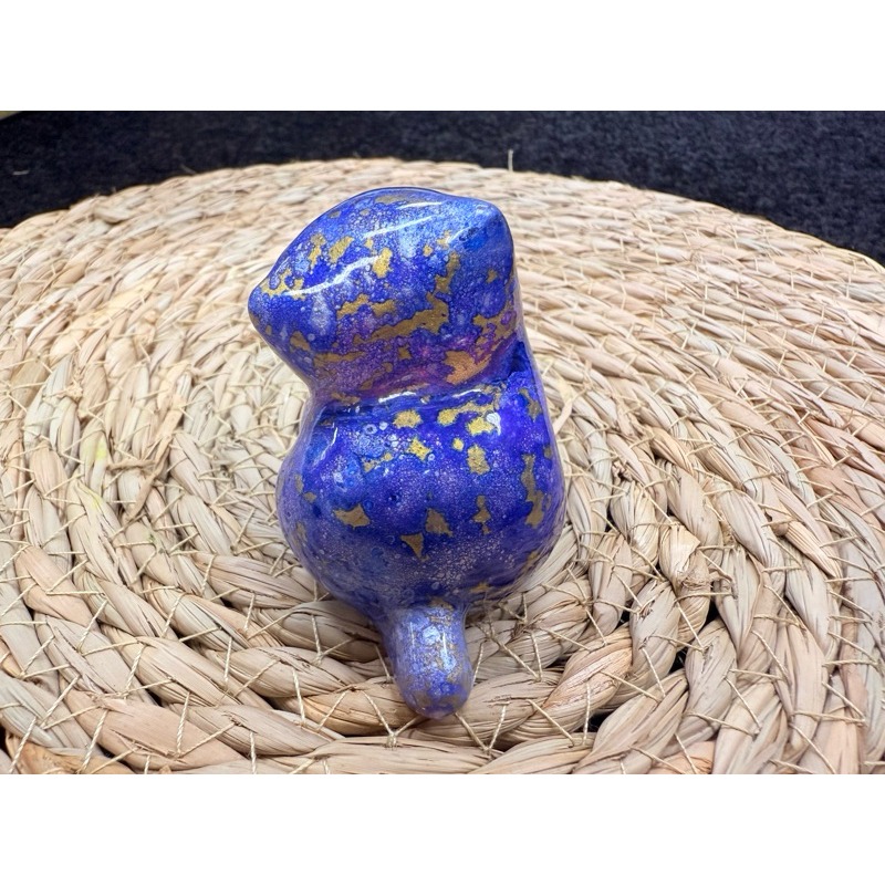 [木籽手作]托托6CM-A/流體貓/貓咪擺件/木頭貓/彩繪貓/大漆貓/台灣現貨-規格圖7