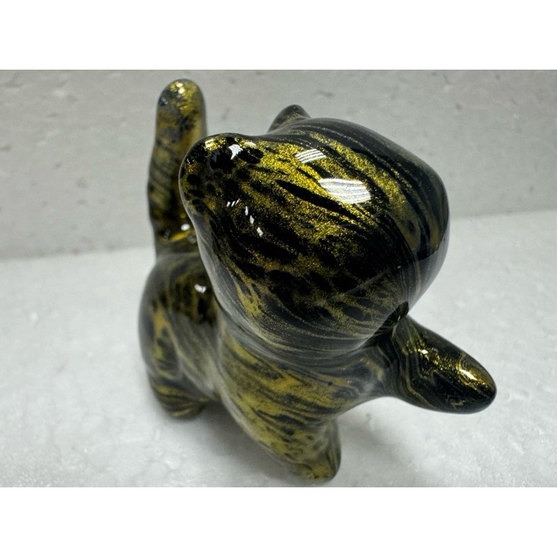 [木籽手作]抬手貓6CM-B/流體貓/貓咪擺件/木頭貓/彩繪貓/大漆貓/台灣現貨-規格圖10