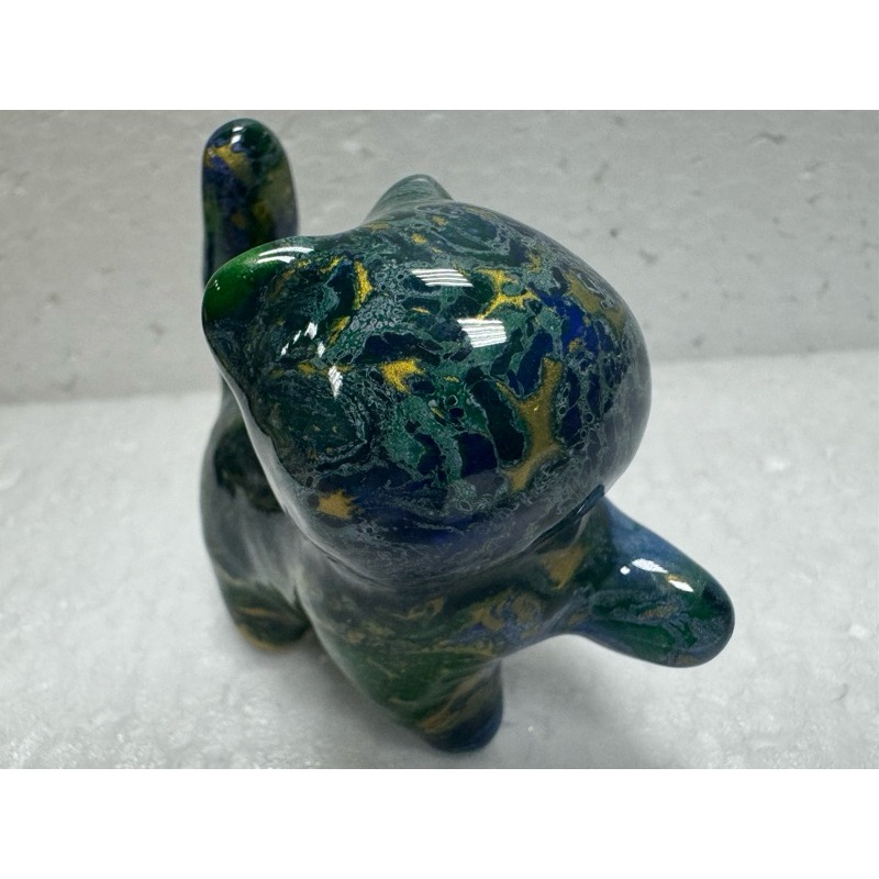 [木籽手作]抬手貓6CM-B/流體貓/貓咪擺件/木頭貓/彩繪貓/大漆貓/台灣現貨-規格圖10