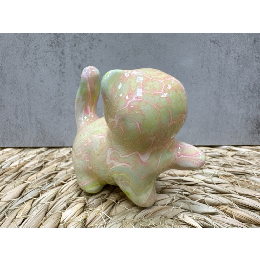 [木籽手作]抬手貓6CM-B/流體貓/貓咪擺件/木頭貓/彩繪貓/大漆貓/台灣現貨-規格圖10