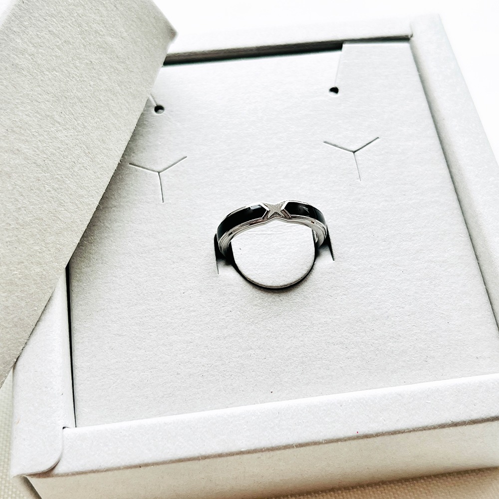 黑騎士琺瑯925純銀戒指2.0 中性配戴 時尚升級輕珠寶設計-細節圖4
