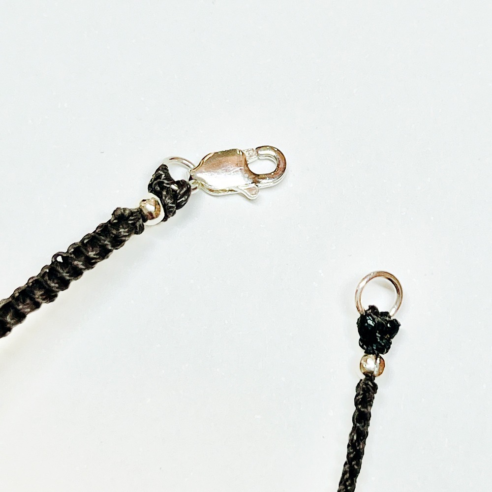 【客製化】925純銀 水晶編織幸福手鍊 法國奶奶系列 多色選 禮物-細節圖8