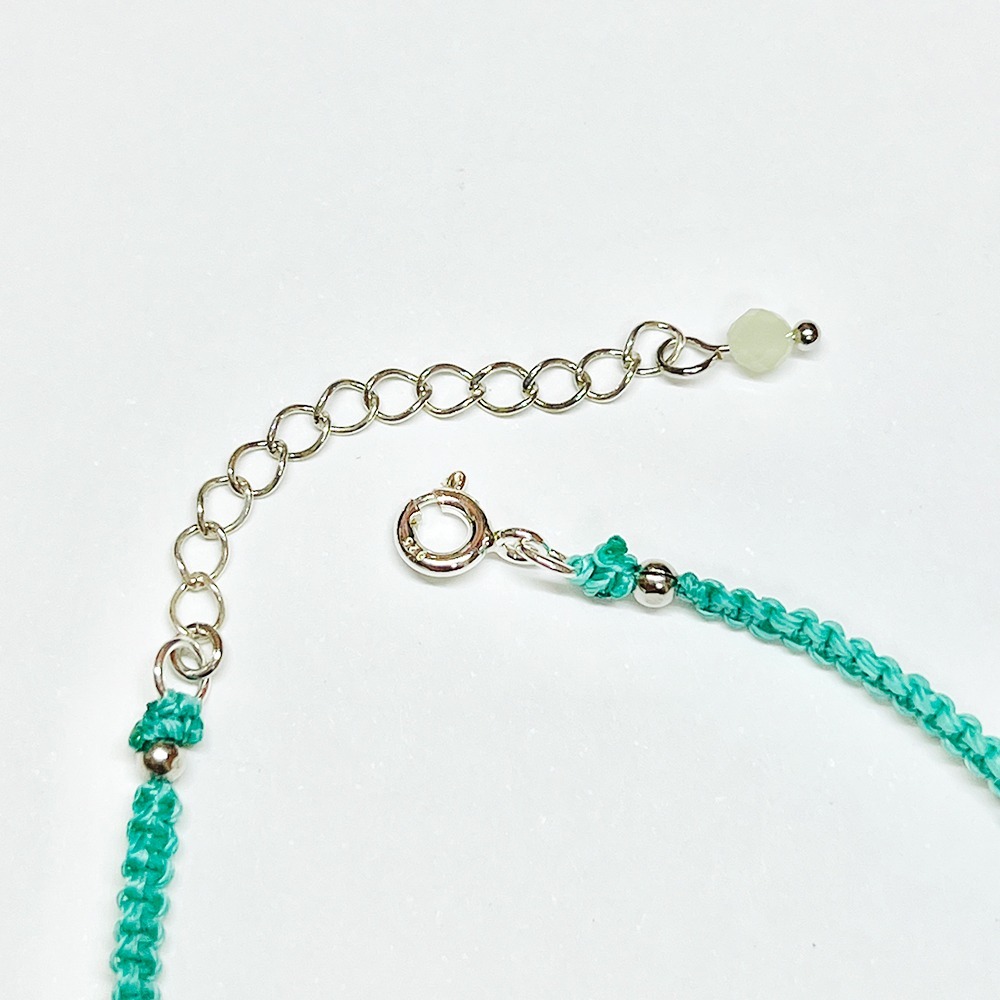 【客製化】925純銀 水晶編織幸福手鍊 法國奶奶系列 多色選 禮物-細節圖9