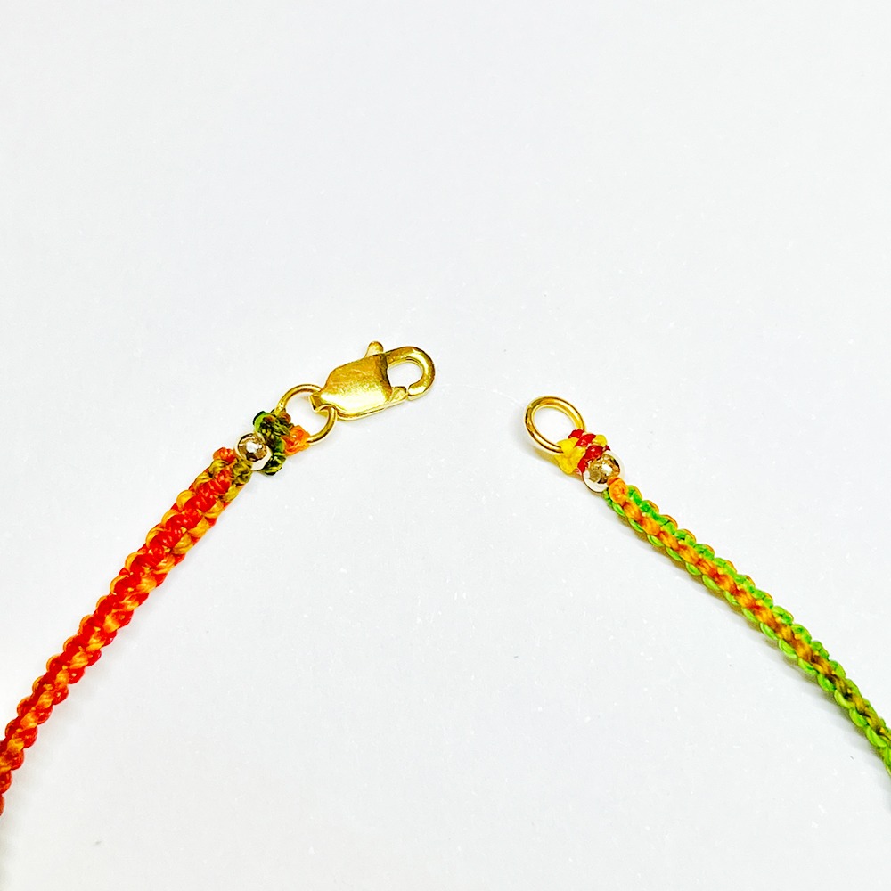 【客製化】925純銀+k金 水晶編織幸福手鍊 法國奶奶系列 多色選 情人節禮物-細節圖8