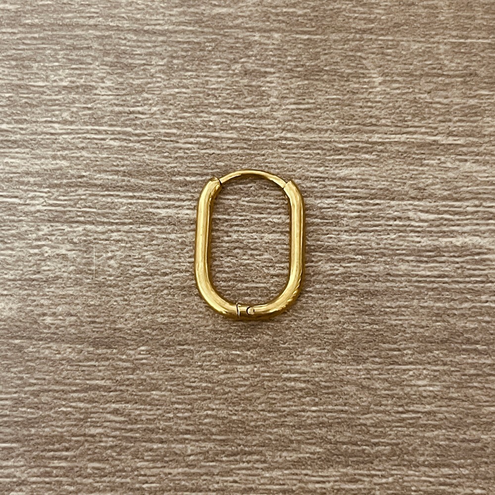 1.5cm圓方框(純鋼+18k金色)