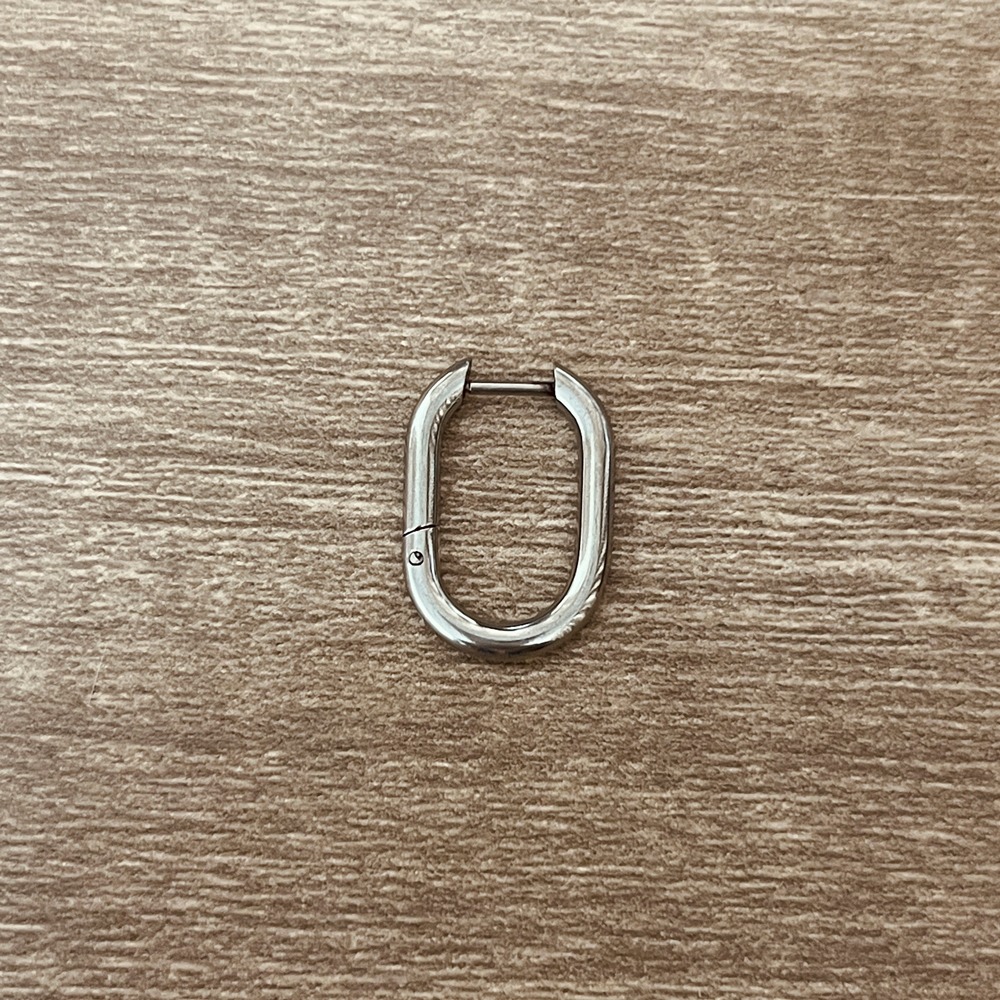 幾何系列316L鈦鋼耳環 (多款選) 中性配戴-規格圖5