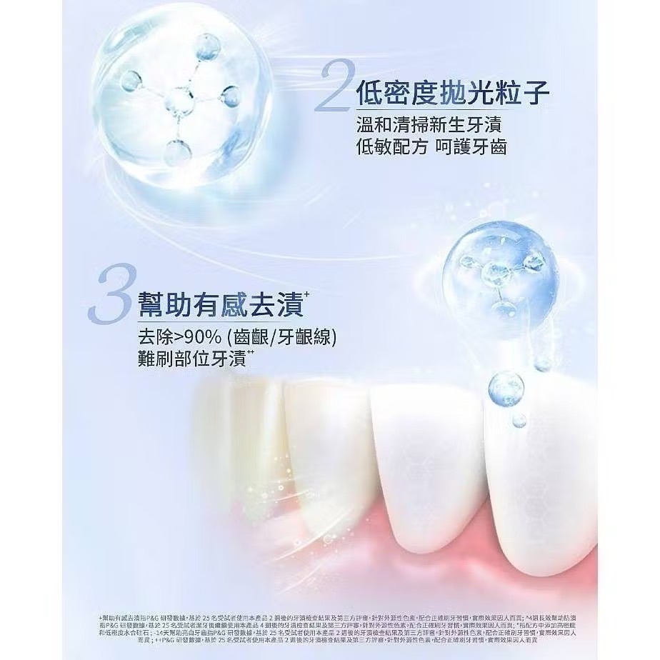 【Crest】 極致鑽白牙膏（110g）/香氛鎖白牙膏（120g）-細節圖9