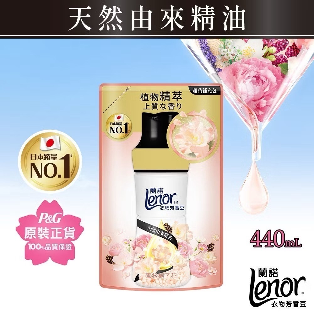 Lenor蘭諾衣物芳香豆/香香豆/芳香顆粒-(補充包)-規格圖10