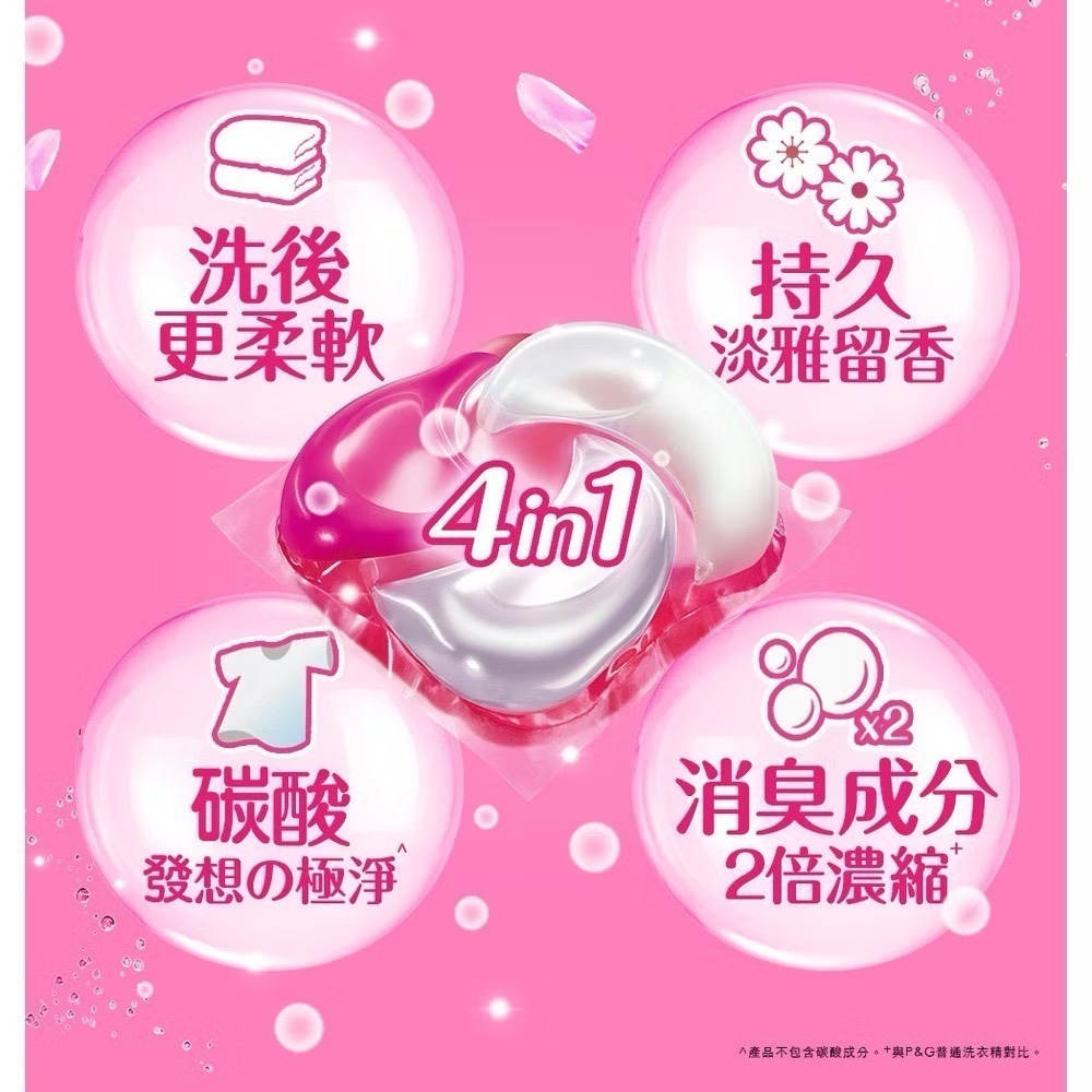 日本(ARIEL 4D抗菌洗衣膠囊/BOLD四合一洗衣膠囊)洗衣球-細節圖8