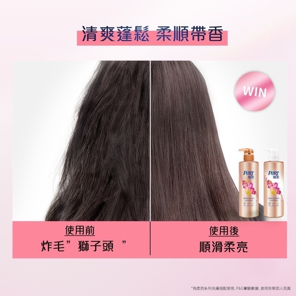 【飛柔】香氛洗潤系列(柔順茉莉/淨油柔順鼠尾草)530ml-細節圖3