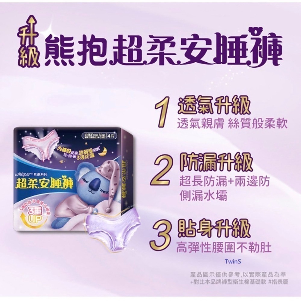 【好自在】熊抱氣墊安睡棉/熊抱安睡褲/無痕安心褲-細節圖11