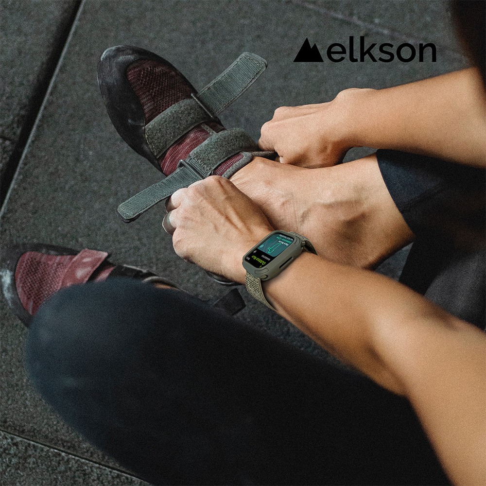 【加拿大elkson】現貨 適用 Apple Watch保護殼 8 /7代 44/45mm 軍規級防水耐震 蘋果手錶 殼-細節圖3