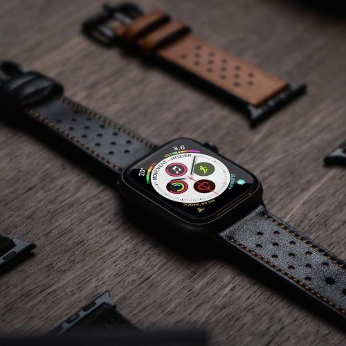 加拿大Mifa 適用 蘋果手錶錶帶 apple watch錶帶 混合運動皮革/經典皮革 apple Ultra 1-8代