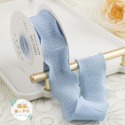 【璟采職人】波浪紗緞帶 緞帶 布質緞帶 花束緞帶 蝴蝶結 絲帶 禮物包裝 禮品包裝 波浪邊 亞麻緞帶 花藝包裝 裝飾-規格圖9