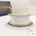 【璟采職人】魚尾紗緞帶 緞帶 紗質緞帶 花束緞帶 蝴蝶結 絲帶 禮物包裝 禮品包裝 波浪邊 雪紗緞帶 花藝包裝 裝飾-規格圖9
