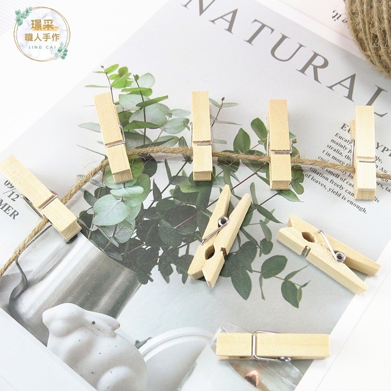 璟采職人】小木夾 木夾 相片夾 照片夾 彩色木夾 造型木夾 照片牆 菜單夾 裝飾夾 相片小夾子 拍立得底片夾 迷你夾-細節圖6