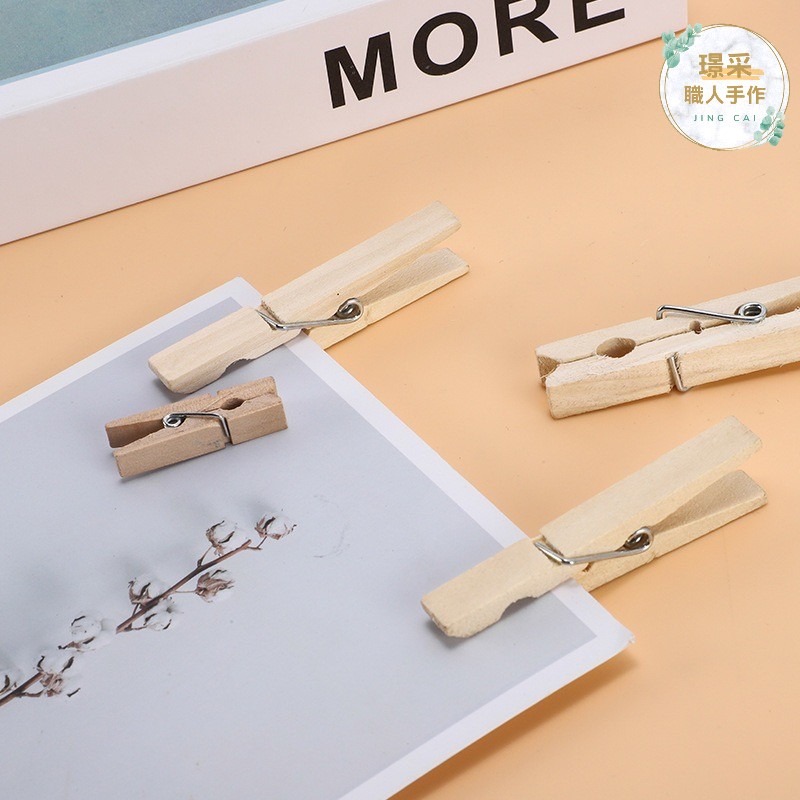 璟采職人】小木夾 木夾 相片夾 照片夾 彩色木夾 造型木夾 照片牆 菜單夾 裝飾夾 相片小夾子 拍立得底片夾 迷你夾-細節圖7