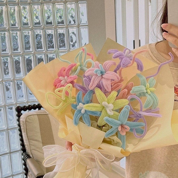 【璟采職人】扭扭棒 毛根 DIY 毛根條 毛根棒 馬卡龍 創意手作 兒童勞作 美勞創作 美勞 DIY手作 手作材料-細節圖5