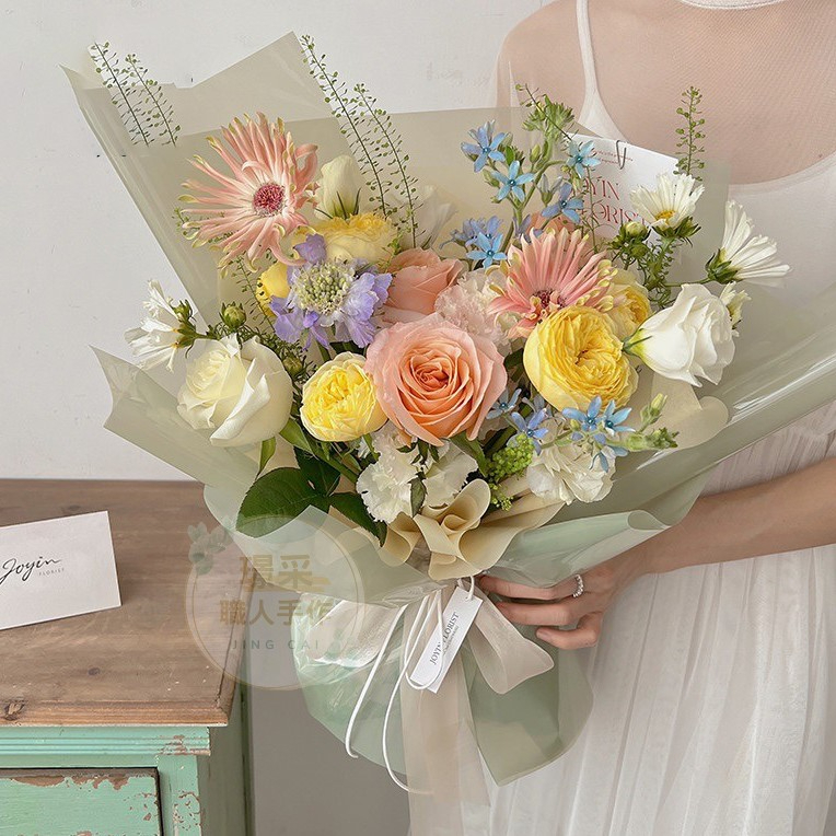 【璟采職人】玻璃紙　透光　包裝紙 花束包裝紙 禮品包裝紙 禮物包裝紙 花束包裝 禮品包裝 包裝材料 手作材料 花藝包裝-細節圖4