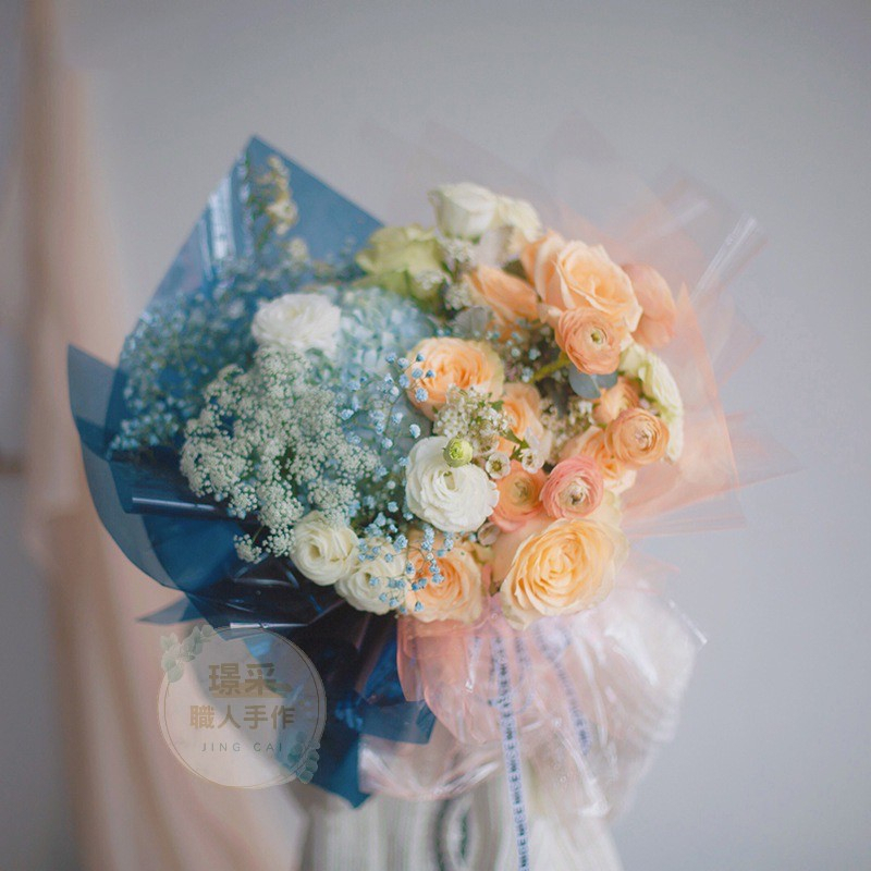 【璟采職人】玻璃紙　透光　包裝紙 花束包裝紙 禮品包裝紙 禮物包裝紙 花束包裝 禮品包裝 包裝材料 手作材料 花藝包裝-細節圖8