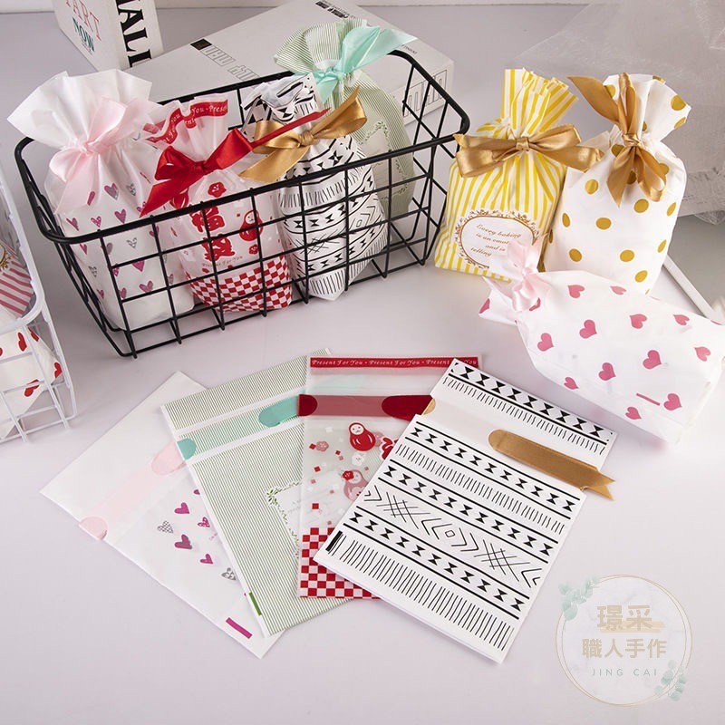 【璟采職人】包裝袋 禮物袋 禮品袋 分裝袋 餅乾包裝袋 糖果袋 萬聖節 束口袋 防水束口袋 餅乾袋 抽繩袋 手工餅乾-細節圖7