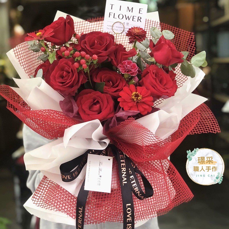 【璟采職人】方格網紗 方格紗網 格網網紗 花束網紗 花束包裝 花束紗網 紗網 乾燥花 花藝包材 花束裝飾 花藝-細節圖7