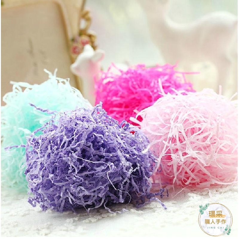 【璟采職人】拉菲草 拉菲紙 碎紙絲 紙絲 紙條 碎紙 禮物包裝 禮物 裝飾紙 禮物裝飾 填充物 禮品包裝 包裝材料-細節圖8