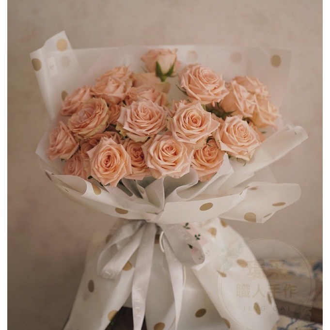 【璟采職人】圓點 雪梨紙 包裝紙 花束包裝紙 皺皺紙 禮品包裝 襯紙 內襯紙 包裝材料 手作材料 禮物 禮品 花藝包裝-細節圖4