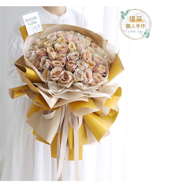 【璟采職人】包裝紙 花束包裝紙 禮品包裝紙 禮物包裝紙 花束包裝 禮品包裝 歐雅紙 包裝材料 手作材料 雙色包裝紙-細節圖3