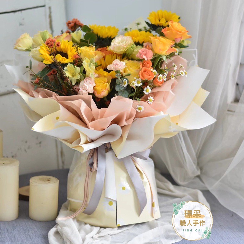 【璟采職人】包裝紙 花束包裝紙 禮品包裝紙 禮物包裝紙 花束包裝 禮品包裝 歐雅紙 包裝材料 手作材料 雙色包裝紙-細節圖6