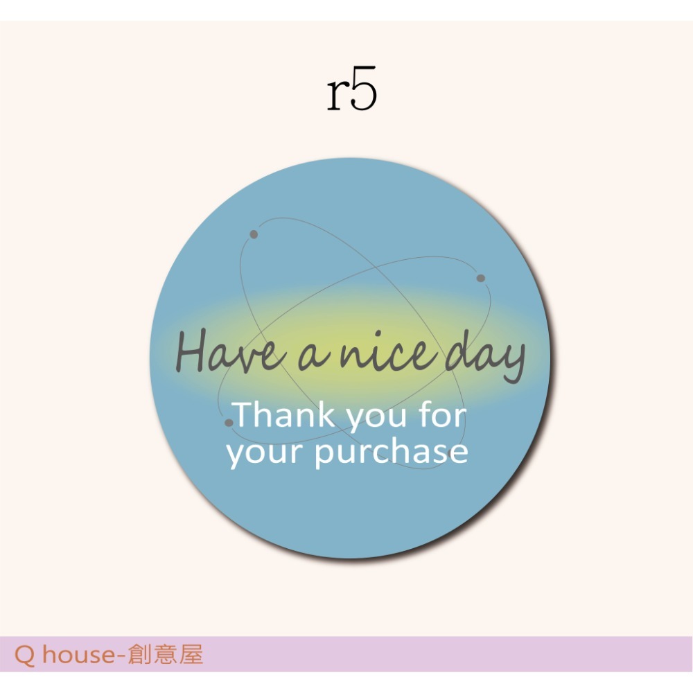 客製 感謝貼紙 萬用貼紙 店家貼紙 生日貼 貼紙訂製 內文可自訂-規格圖2