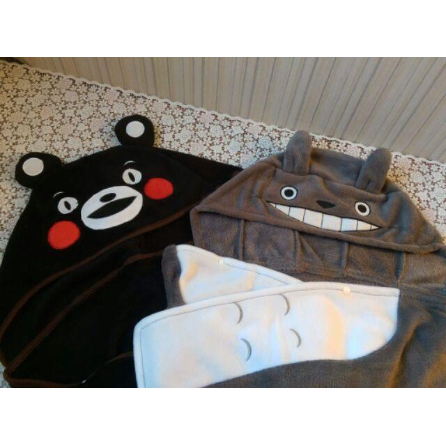 台灣賣家 轉生變成史萊姆 珊瑚絨懶人毯 懶人披肩 懶人斗篷袖毯 史迪奇.龍貓 史萊姆披肩 毛毯-細節圖4