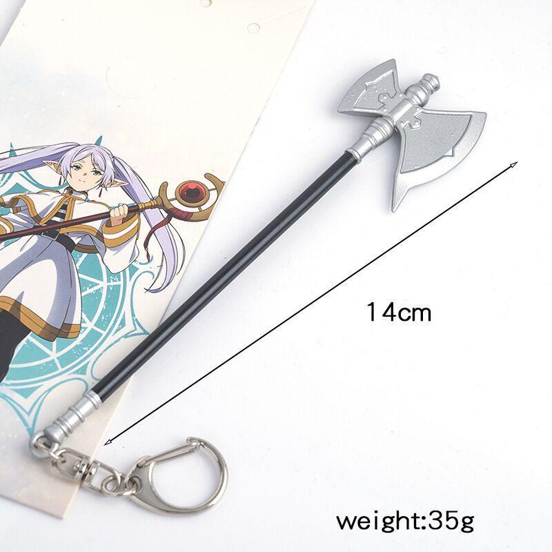 台灣現貨 芙莉蓮武器 鑰匙圈 <葬送的芙莉蓮>金屬鑰匙扣芙莉蓮、欣梅爾武器動漫周邊背包掛件掛飾 葬送的芙莉蓮同人周邊-細節圖3