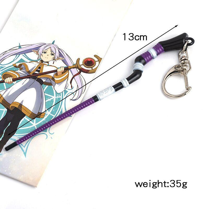 台灣現貨 芙莉蓮武器 鑰匙圈 <葬送的芙莉蓮>金屬鑰匙扣芙莉蓮、欣梅爾武器動漫周邊背包掛件掛飾 葬送的芙莉蓮同人周邊-細節圖4