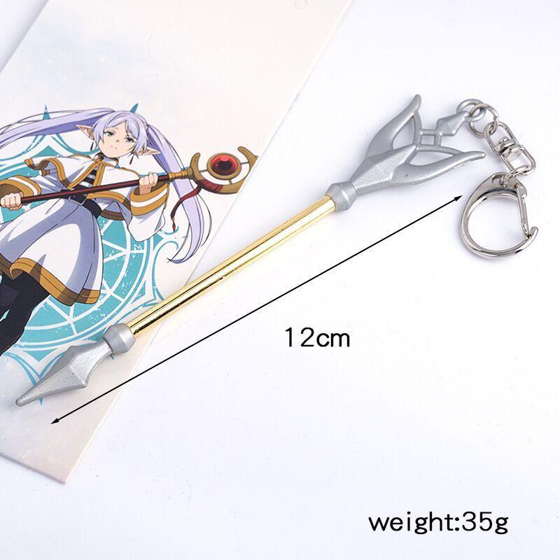 台灣現貨 芙莉蓮武器 鑰匙圈 <葬送的芙莉蓮>金屬鑰匙扣芙莉蓮、欣梅爾武器動漫周邊背包掛件掛飾 葬送的芙莉蓮同人周邊-細節圖6